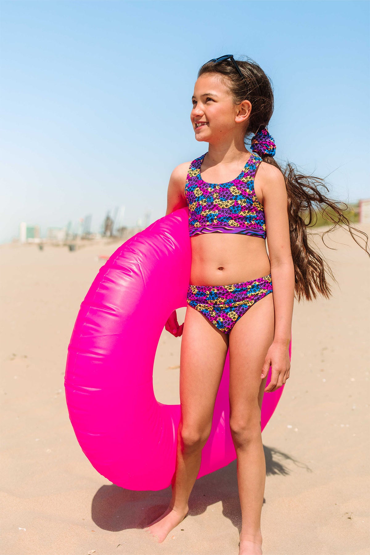Inside out Just Beach girls bikini Funky Zebra