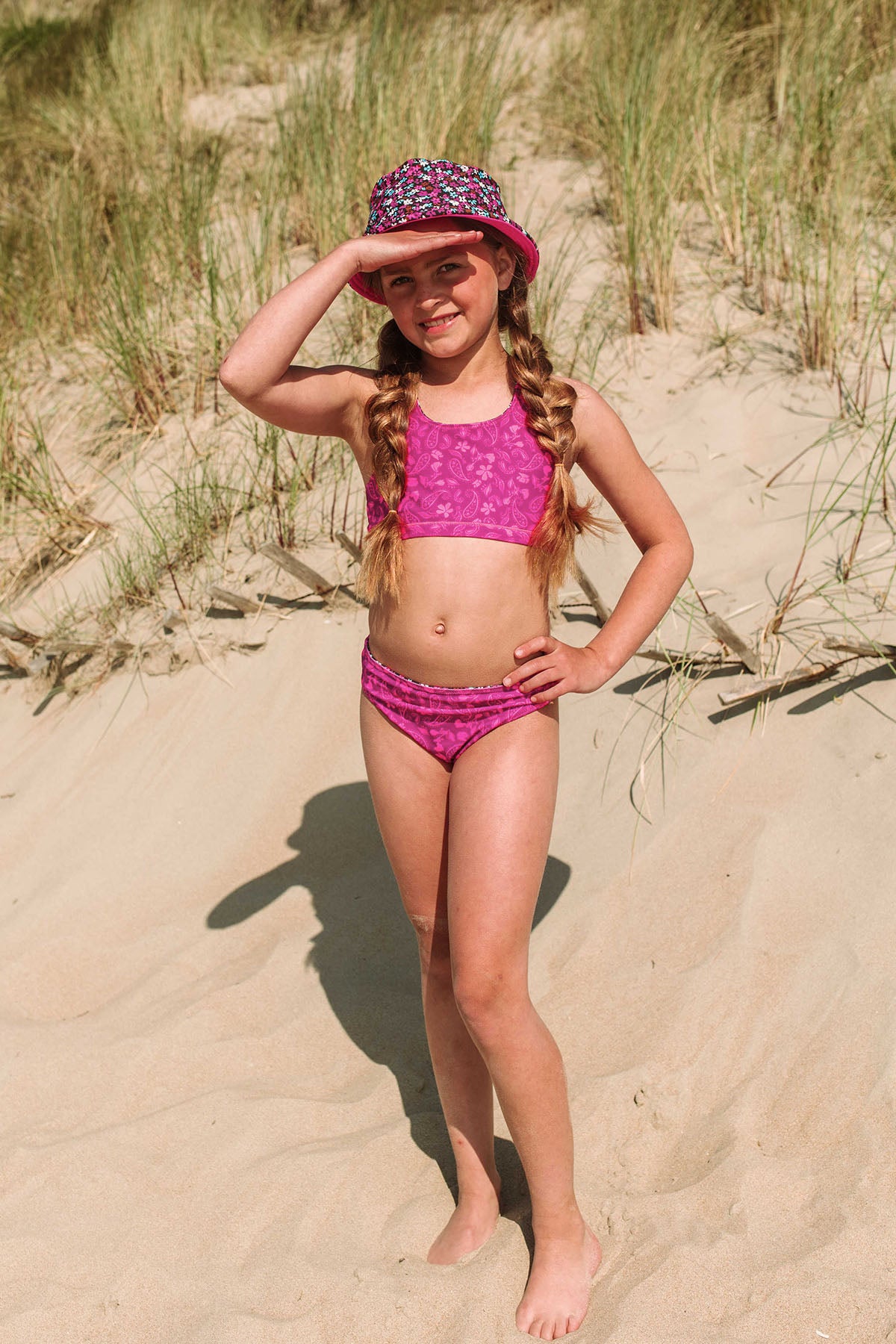 Inside out Just Beach girls bikini Flower field
