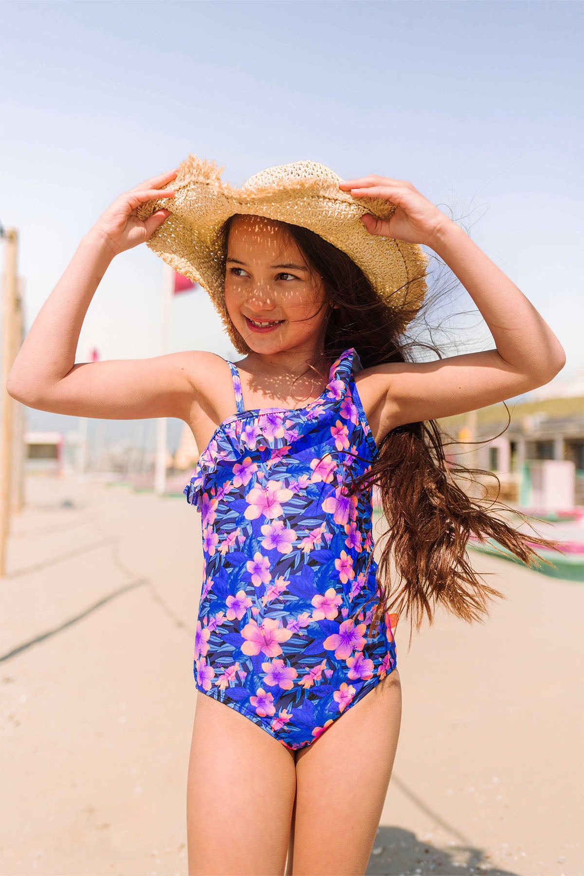 Sunset Just Beach girls swimsuit