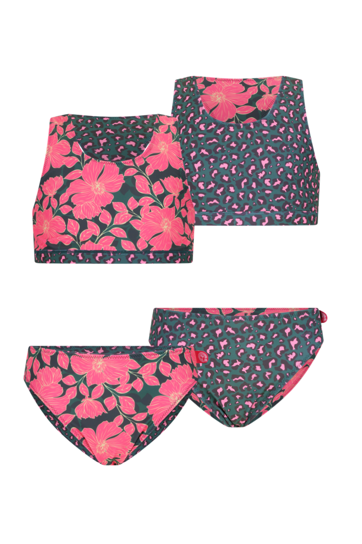 Inside out bikini Flower jungle