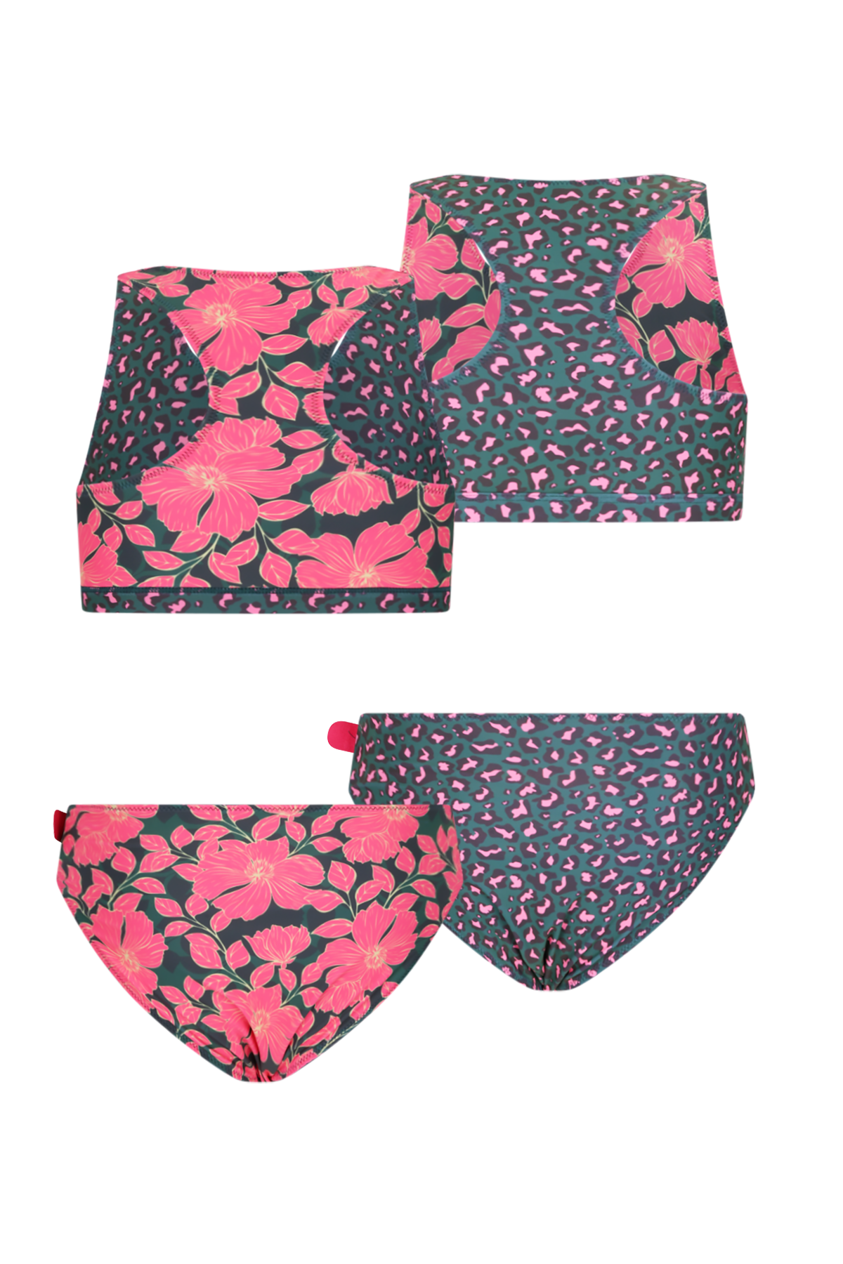 Inside out bikini Flower jungle