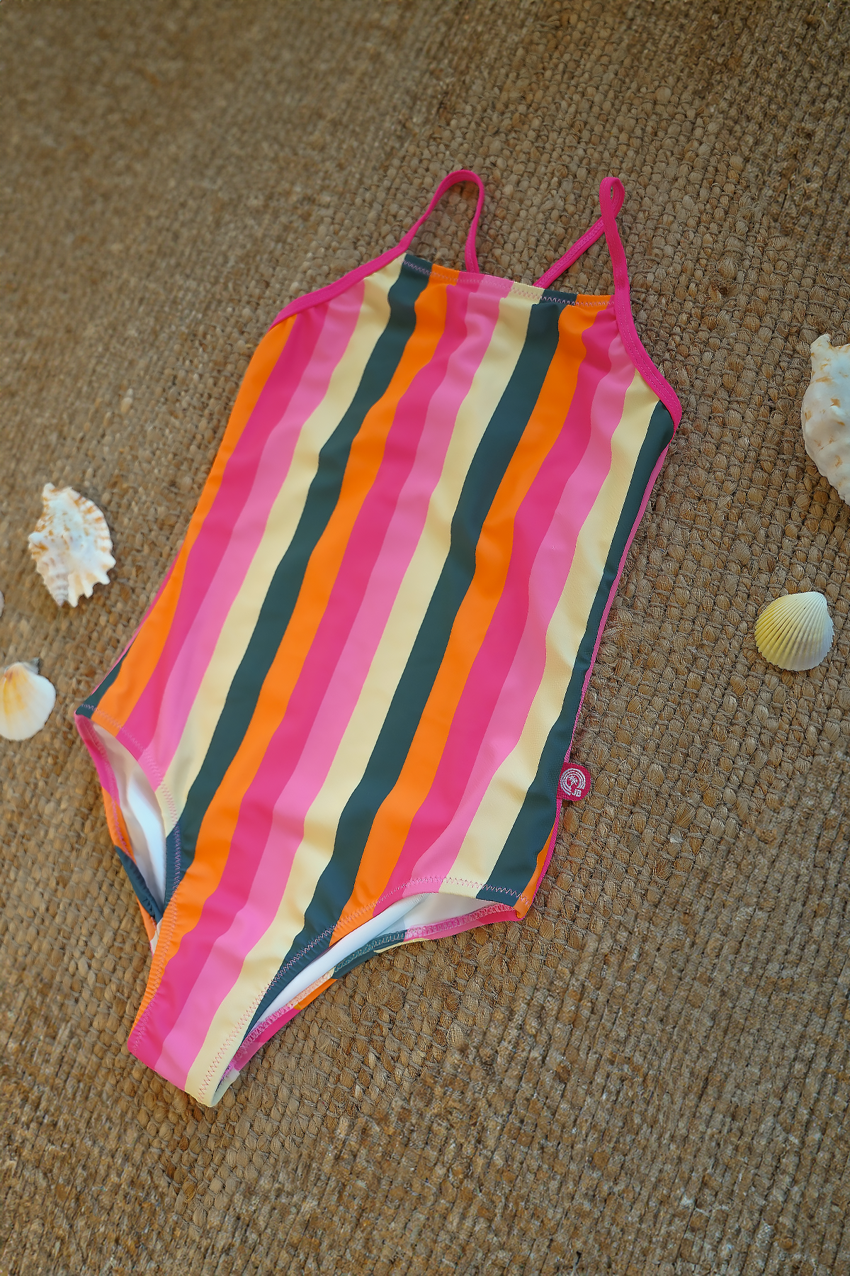 Sunset swimsuit Multi stripe