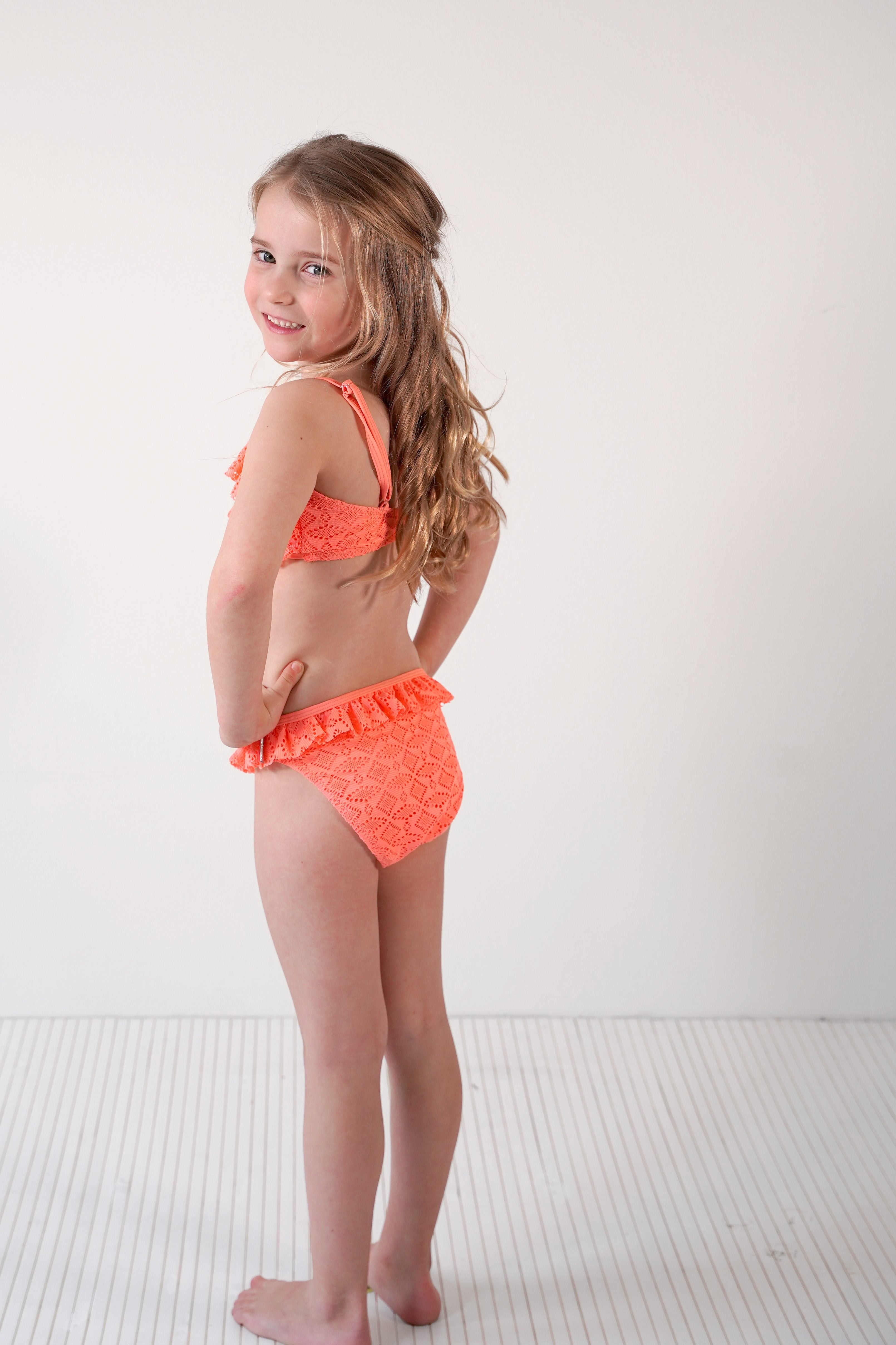Broderie bikini Whitney blush