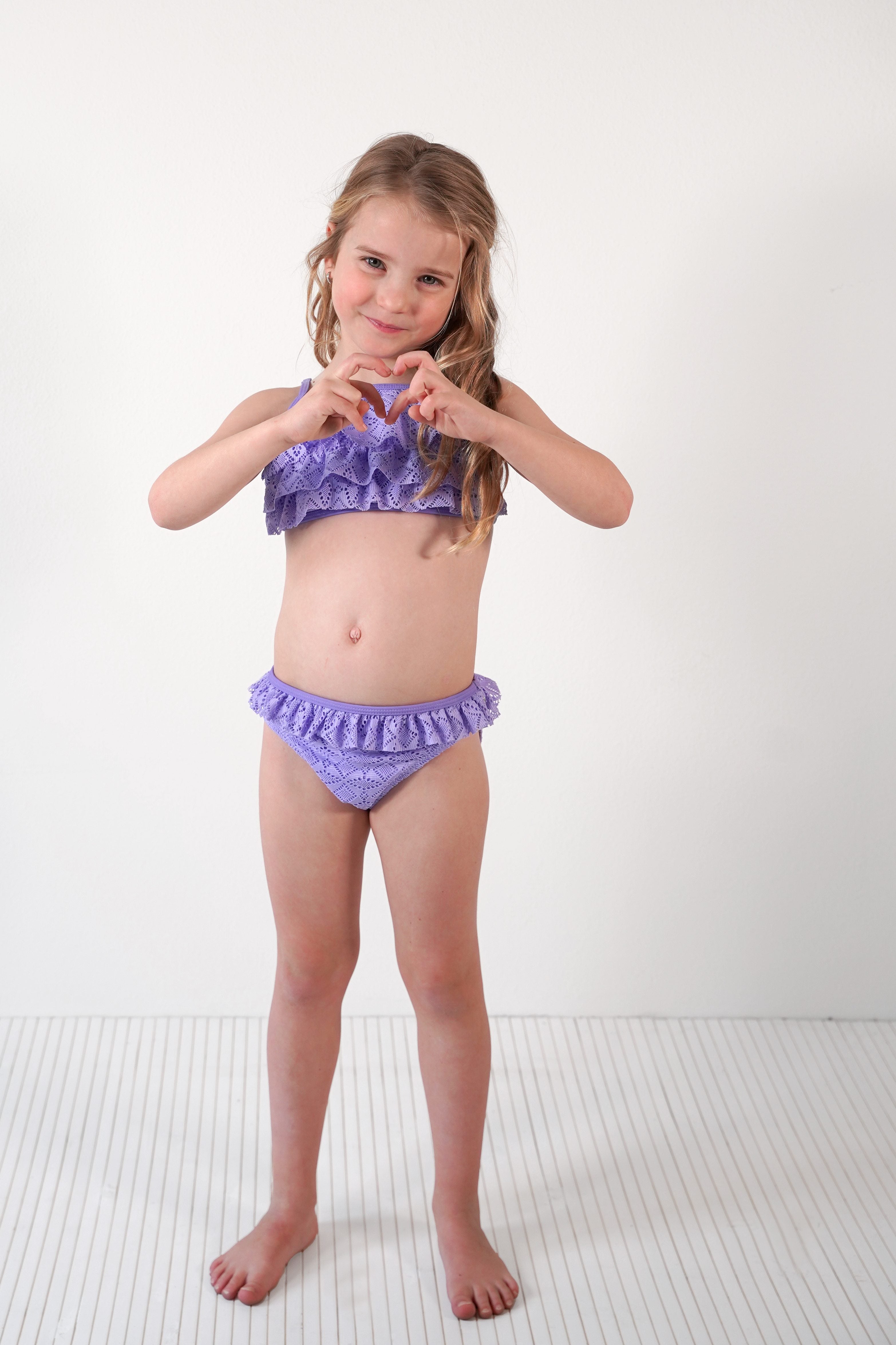 Broderie bikini Whitney paars