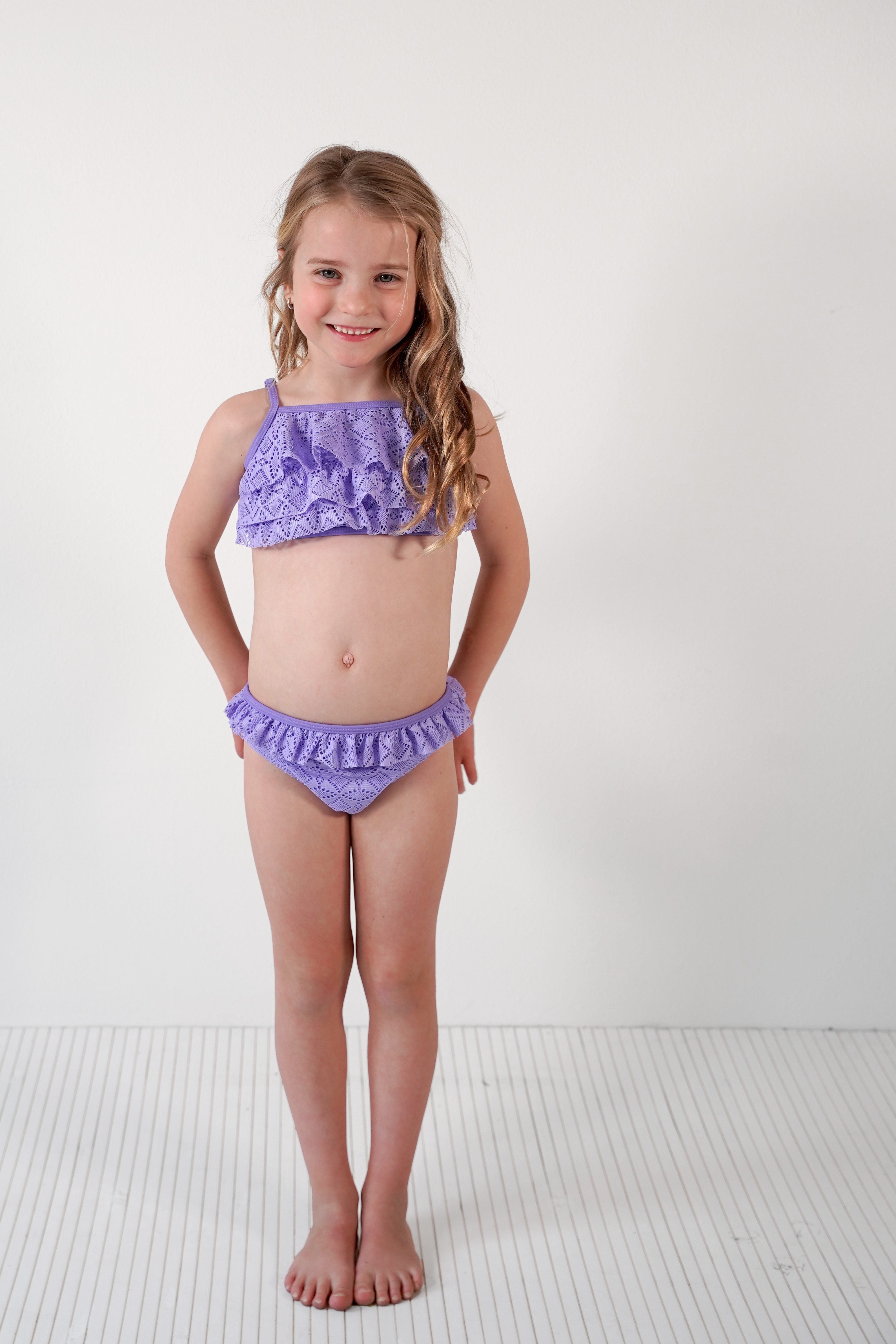 Broderie bikini Whitney paars