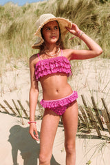 Ruffle paisley Just Beach girls bikini