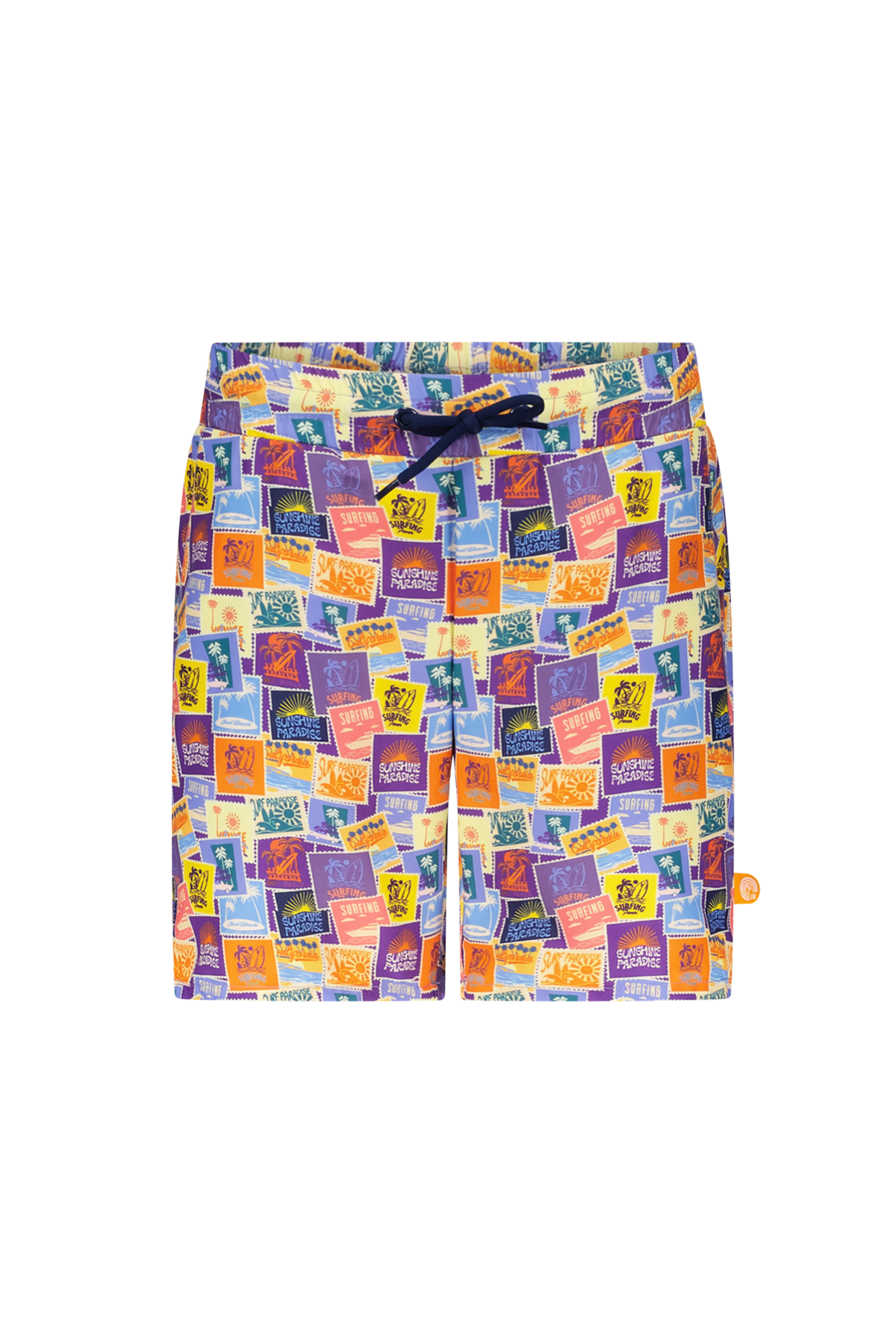 Poolday Swimshort Tropic stamps