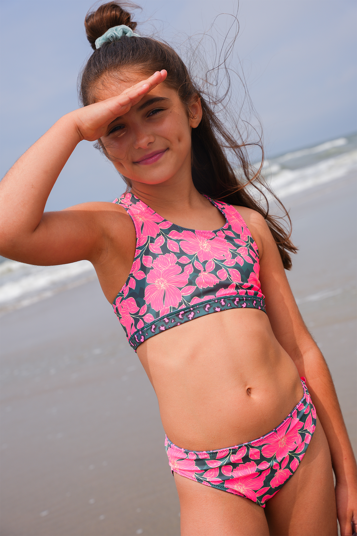 Inside out bikini Flower jungle