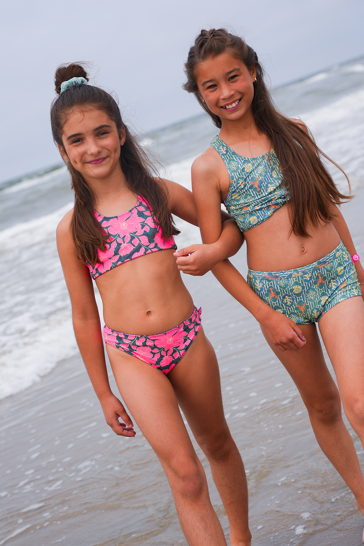 Inside out bikini Flower jungle