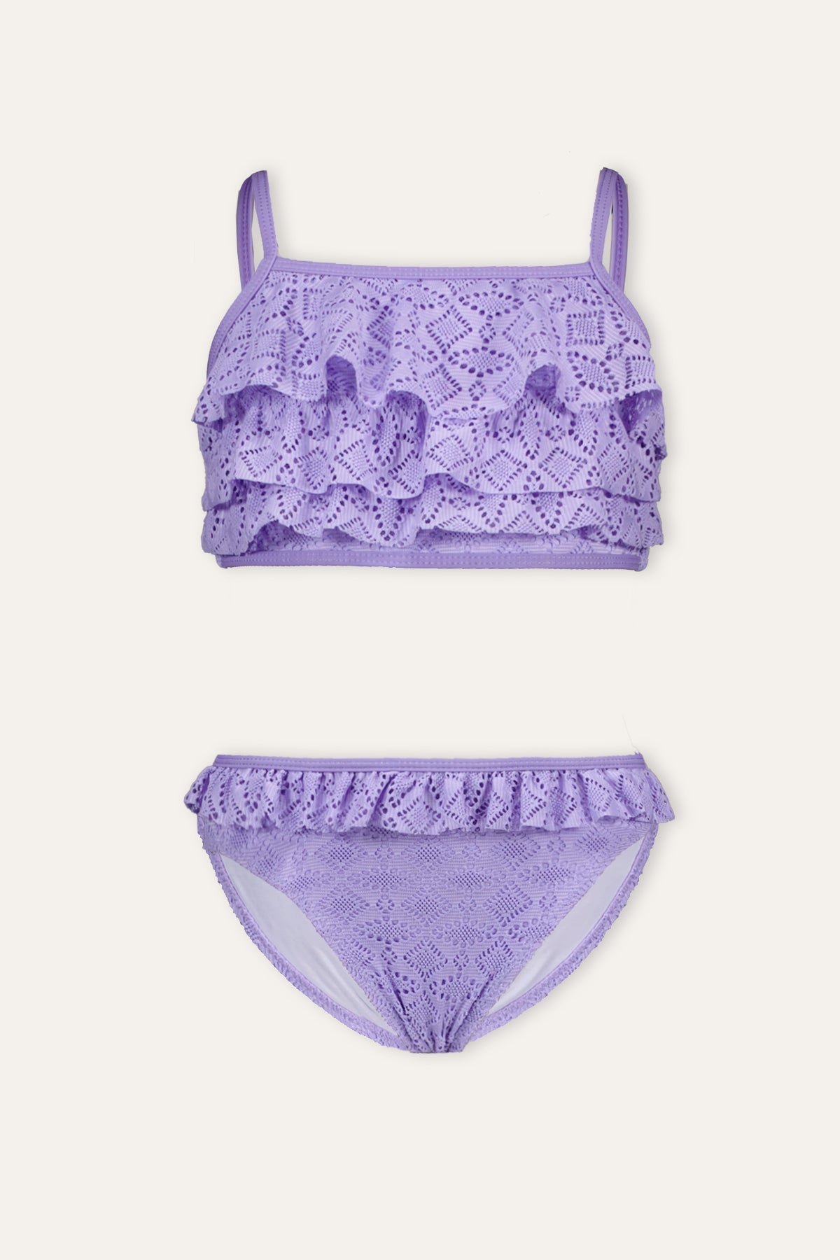 Broderie bikini Whitney paars
